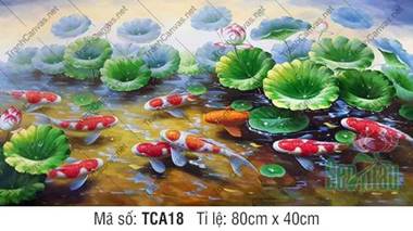 Hình Cửu Ngư Quần Hội TCA18, Tranh Cửu Ngư Cá Chép