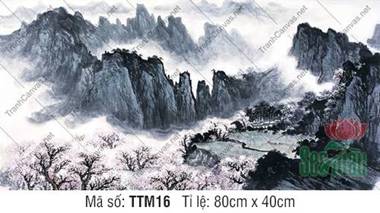 Tranh Phong Thủy Treo Phòng Khách Đẹp TTM16