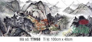 Tranh Thủy Mặc Phong Cảnh TTM68, Tranh Thủy Mặc