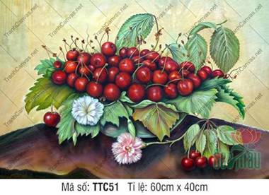 Tranh Tĩnh Vật Đơn Giản Đẹp TTC51, Tranh Tĩnh Vật