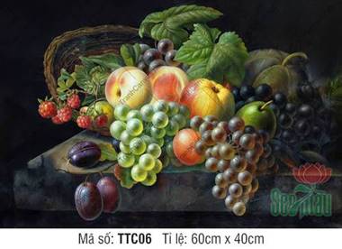 Tranh Tĩnh Vật TTC06, Tranh Tĩnh Vật Có Bố Cục Đẹp